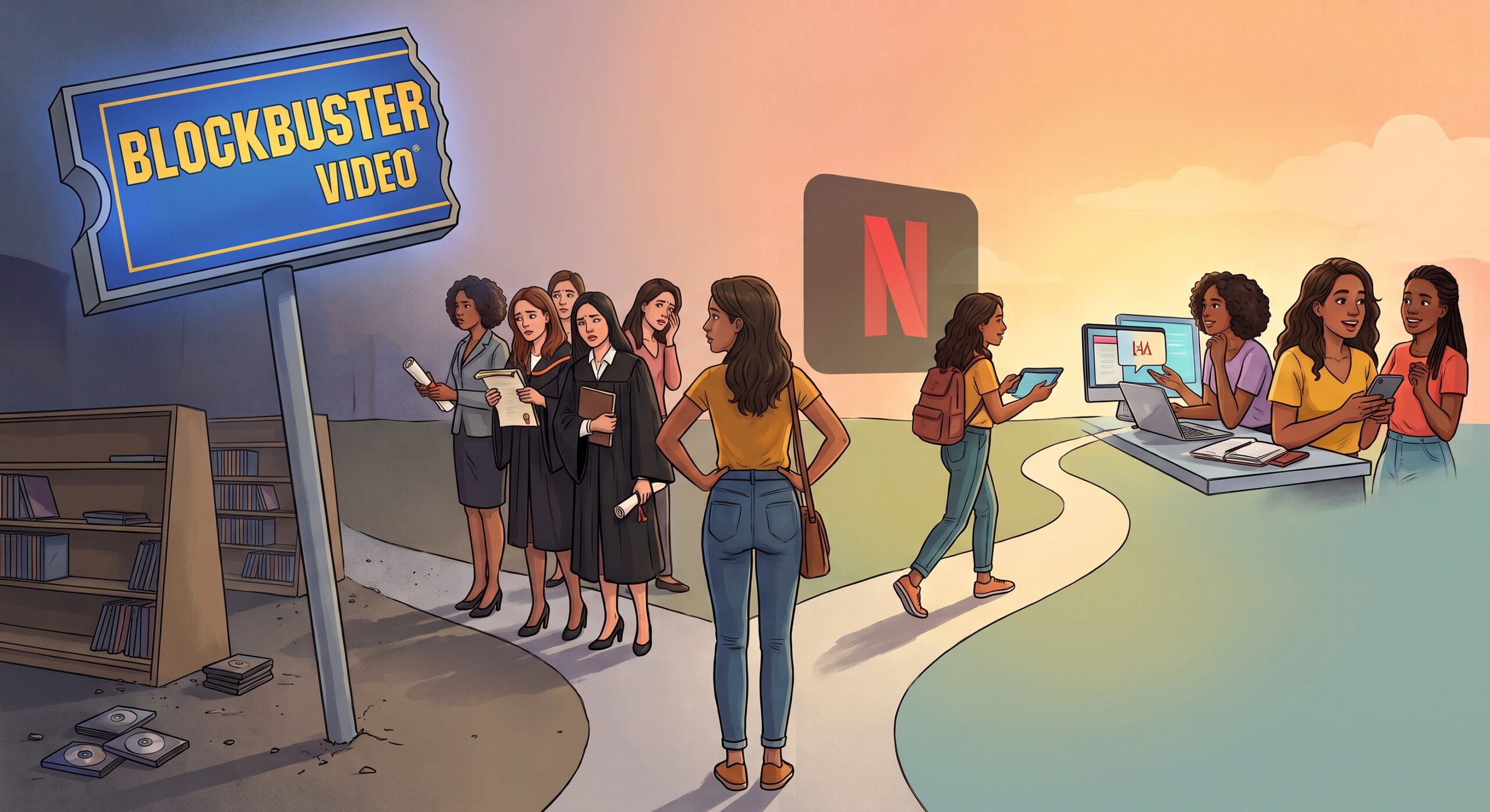 Como se Reinventar Morando Fora: o Que a Blockbuster Ensina Sobre Recomeçar